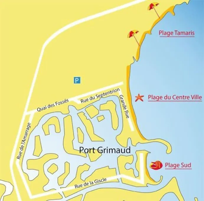 Cosy T2 Au Coeur De Port-Grimaud 아파트  그리모